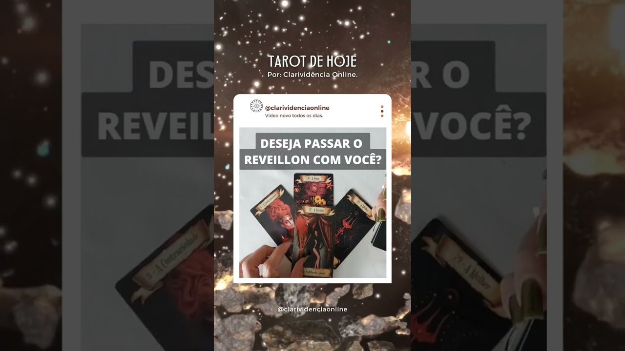 Read more about the article 🔮 ELE(A) DESEJA PASSAR O REVEILON COMIGO? ❤️ #SHORTS EM ALTA! 🌟 TAROT DE HOJE!