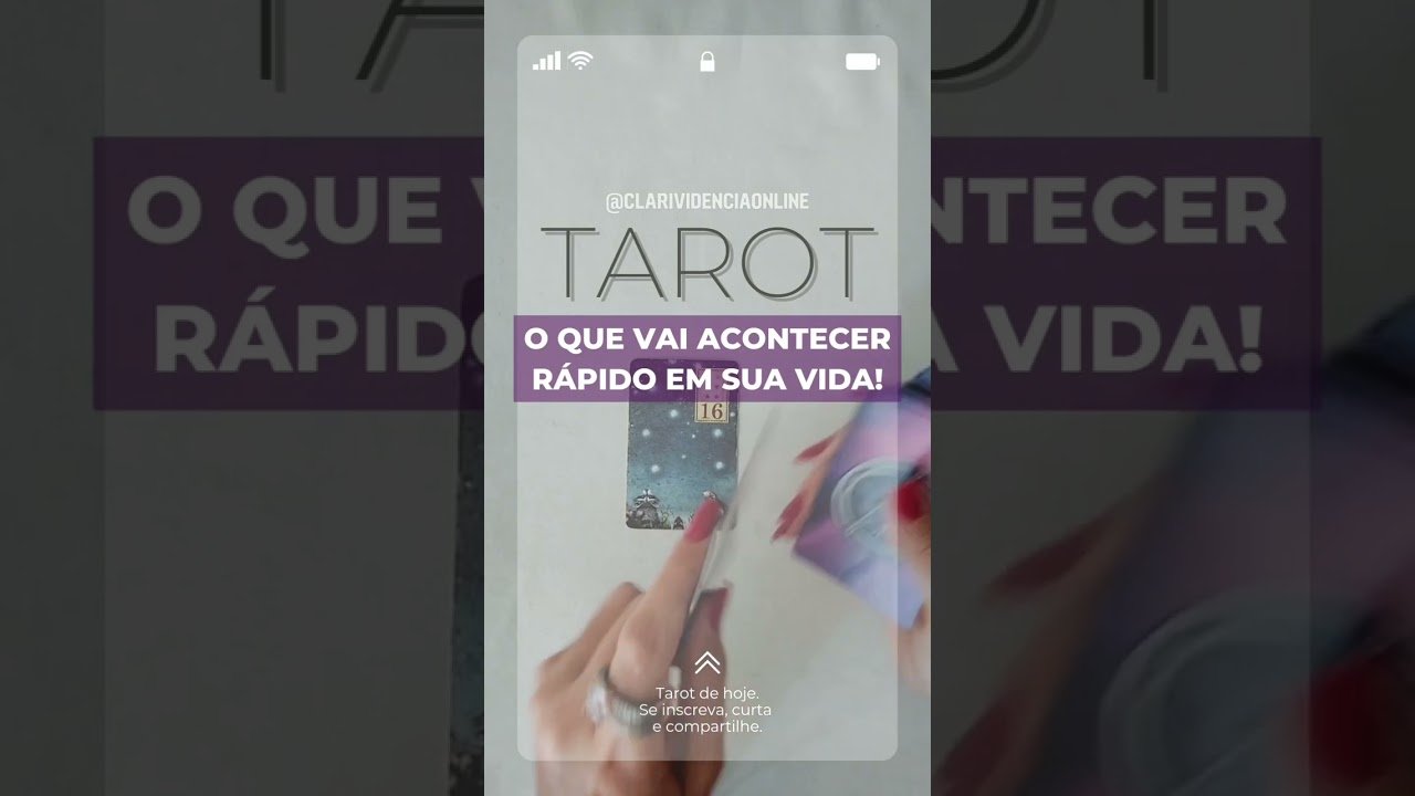 Read more about the article 🔮 O QUE VAI ACONTECER RÁPIDO EM SUA VIDA?! ❤️ #SHORTS 🌟 TAROT DE HOJE!