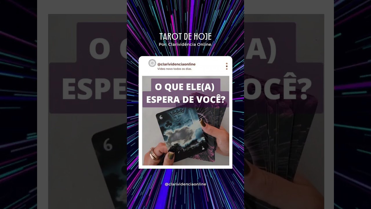 Read more about the article 🔮 O QUE ELE(A) ESPERA DE VOCÊ? ❤️ #SHORTS EM ALTA 🌟 TAROT DE HOJE!