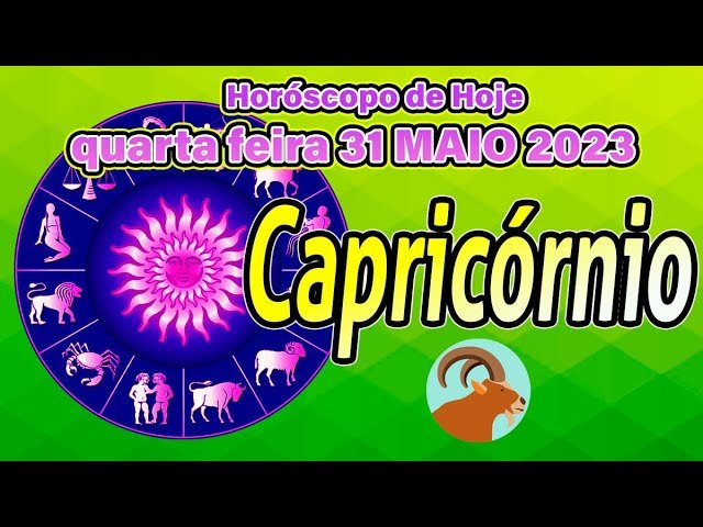 Read more about the article ESTE DIA SERÁ MARAVILHOSO🥳Horóscopo do dia CAPRICÓRNIO 31 de Maio 2023🟢Horóscopo de hoje CAPRICÓRNIO