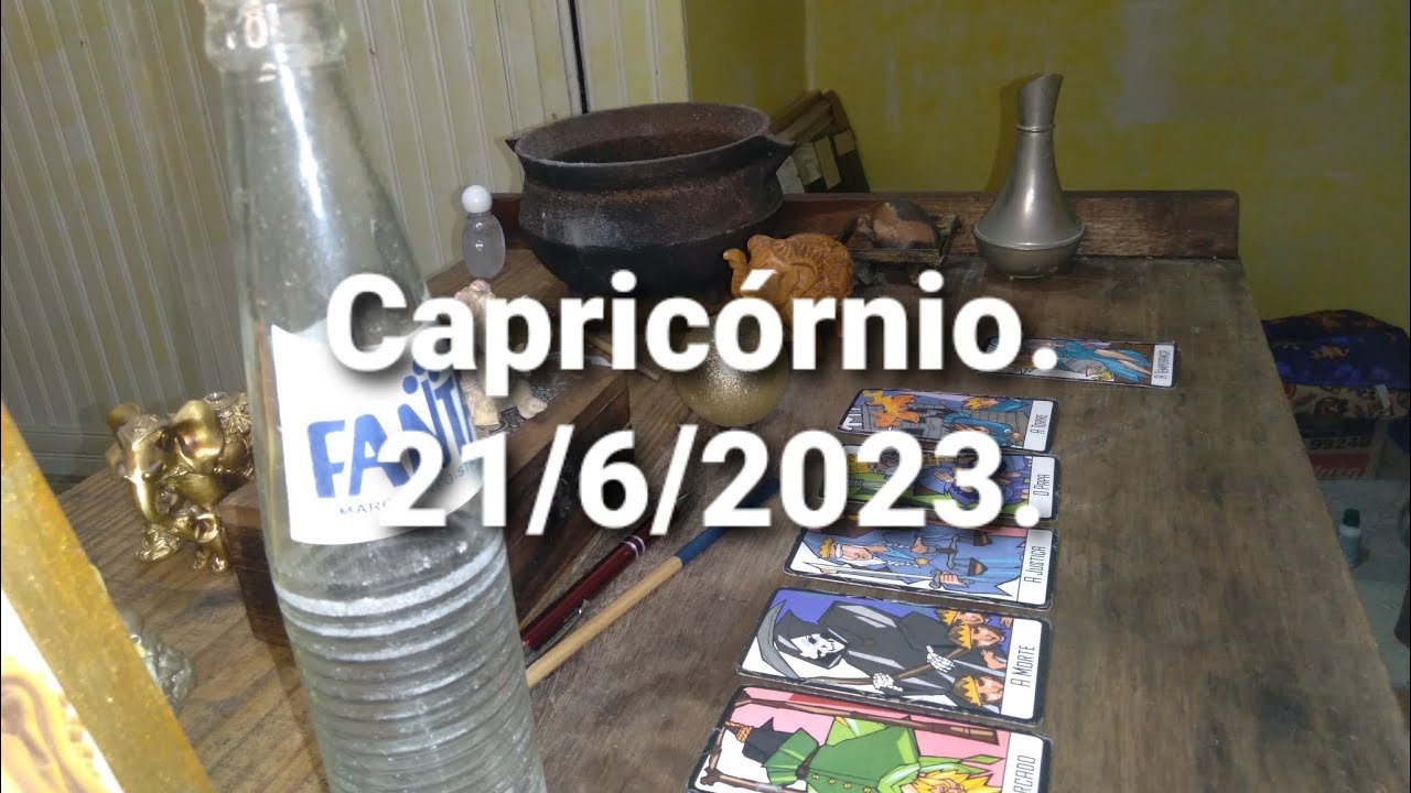 Read more about the article Previsões para o Signo de  Capricórnio  para o dia 21  de Junho de 2023. #tarot